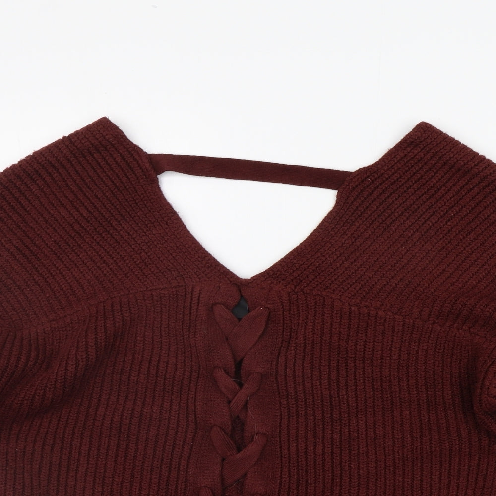 New Look Womens Brown   Pullover Jumper Size S