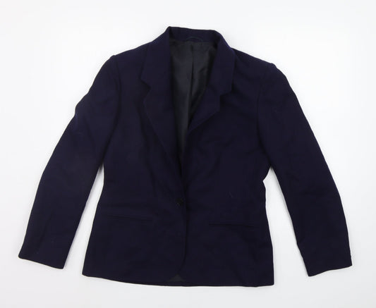 ST MICHAEL Womens Blue   Jacket Coat Size 12