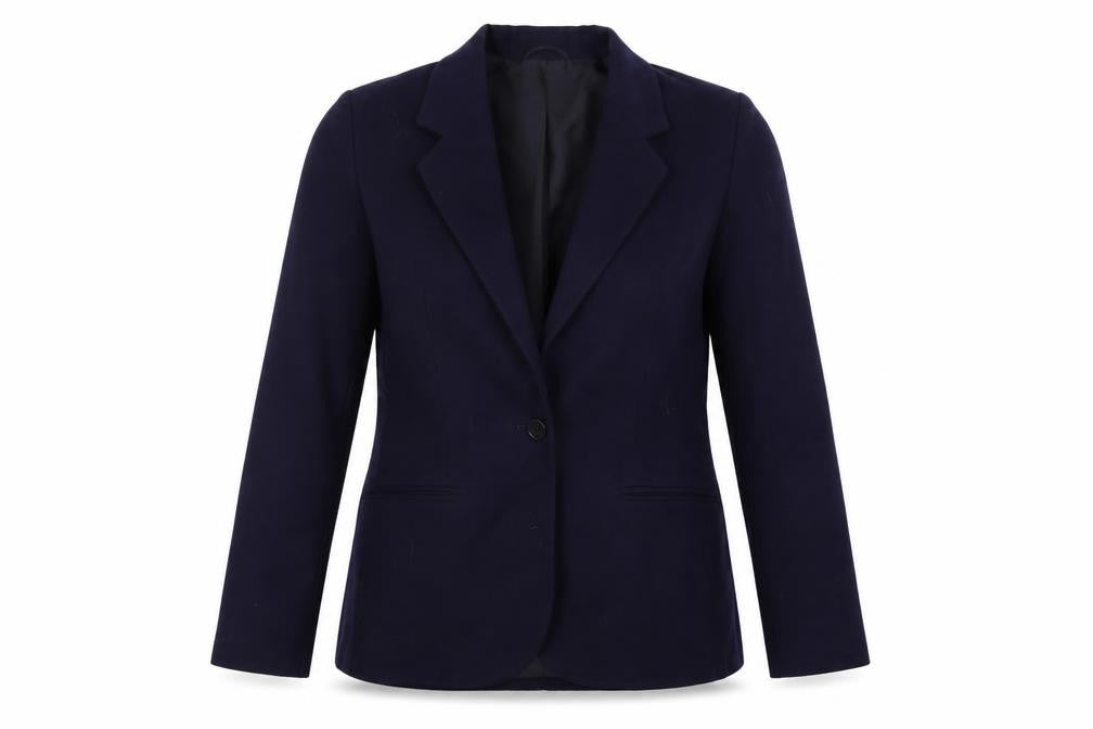 St Michael Womens Blue Jacket Coat Size 12