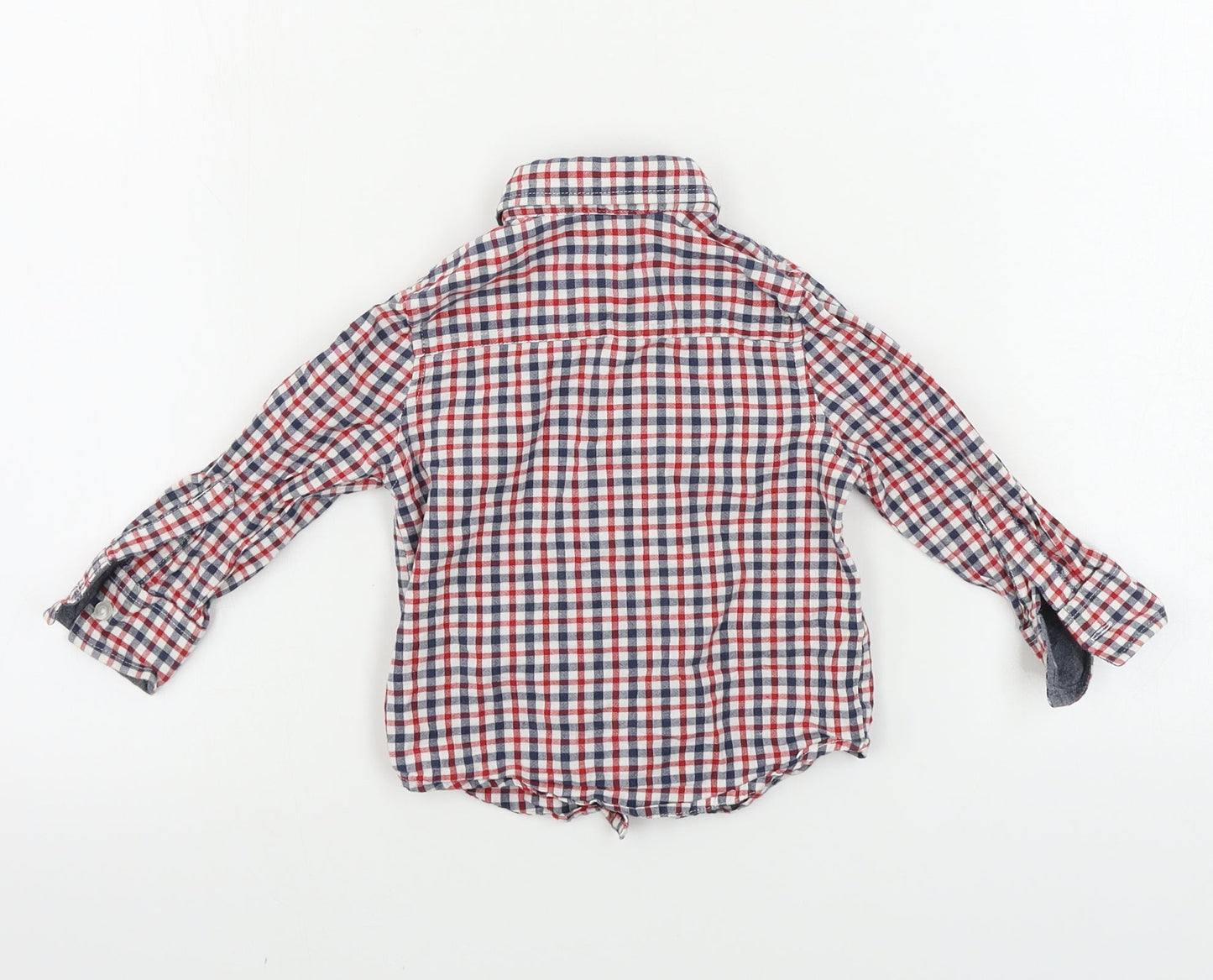 Primark  Boys Red Check  Basic Button-Up Size 12-18 Months