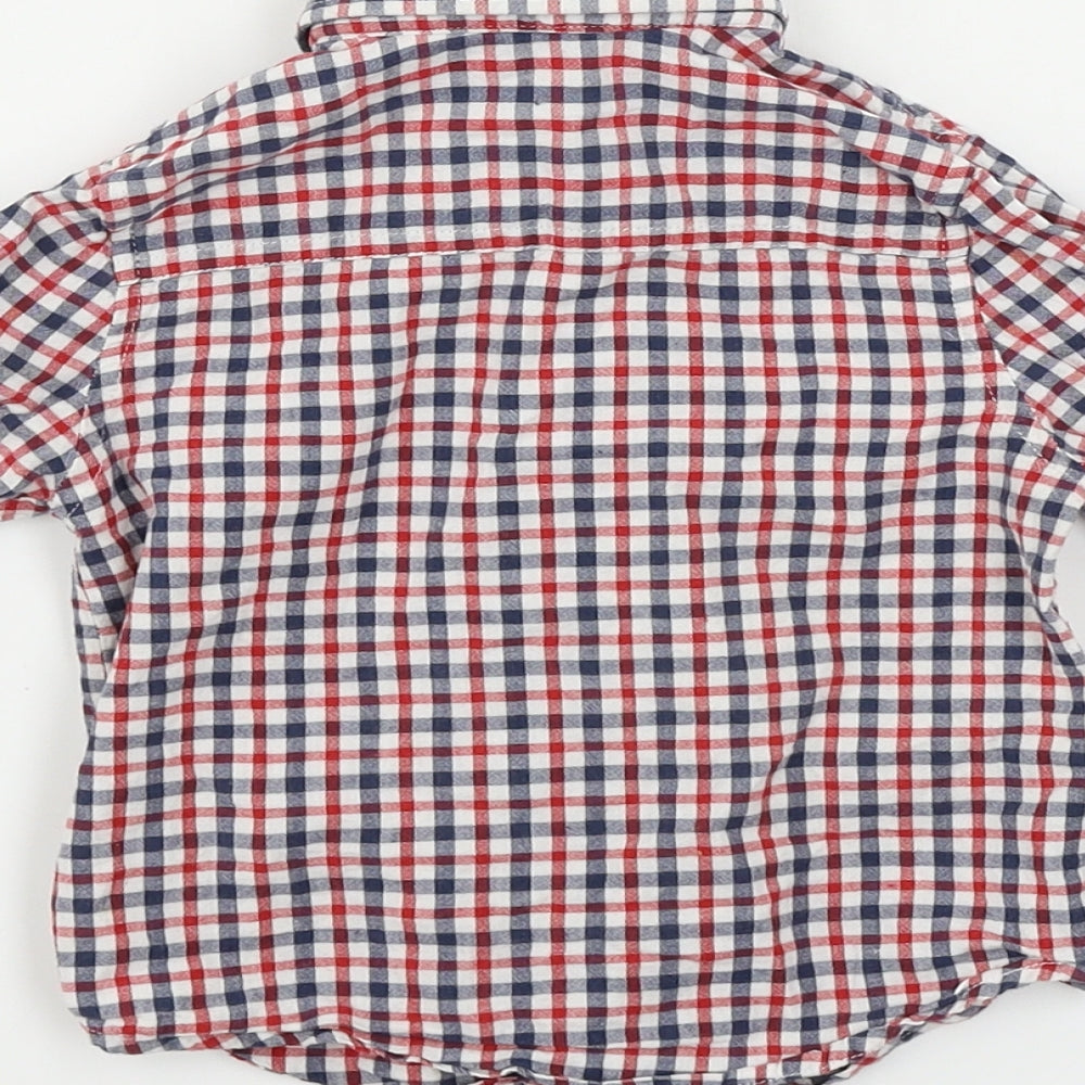 Primark  Boys Red Check  Basic Button-Up Size 12-18 Months
