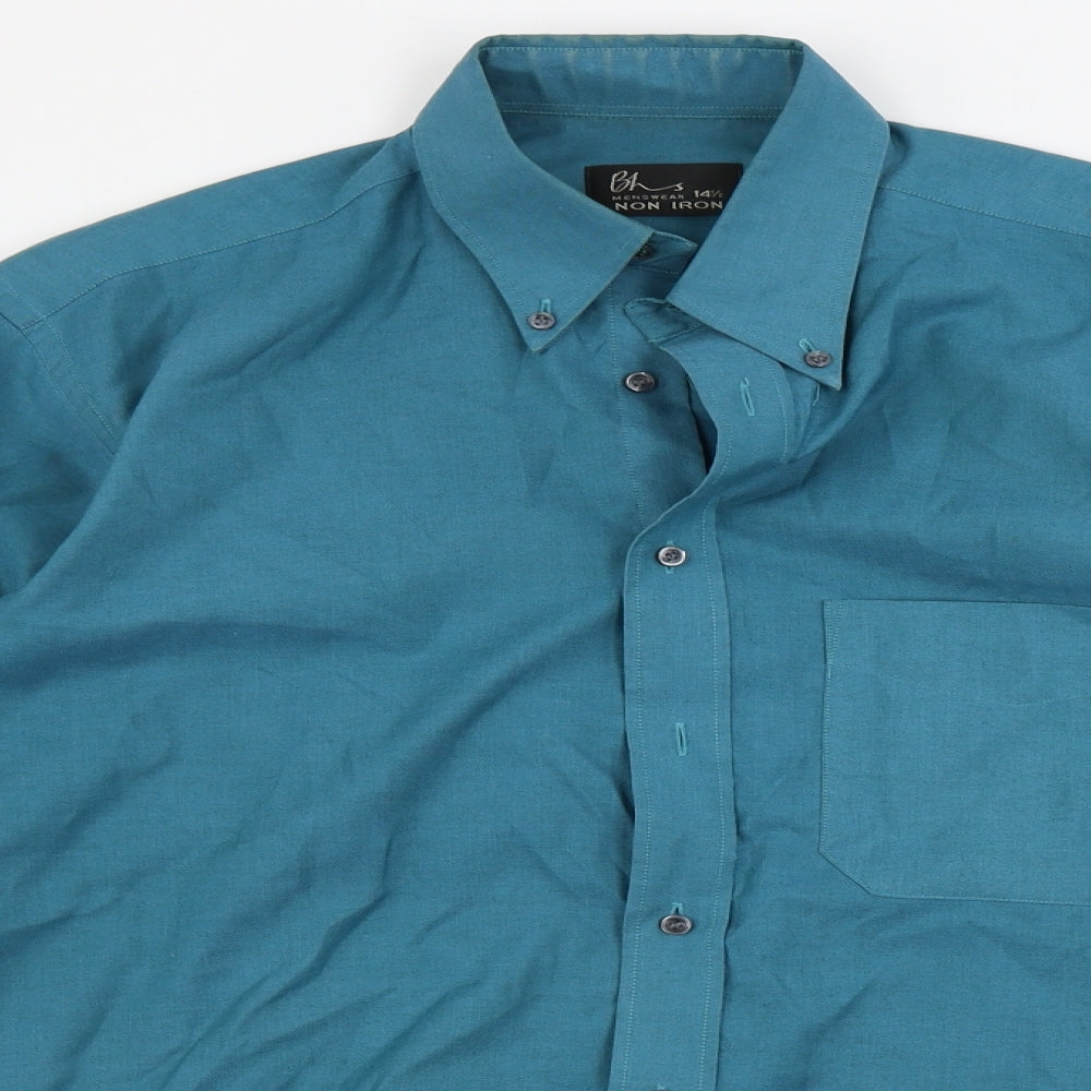 BHS  Mens Green    Button-Up Size 14