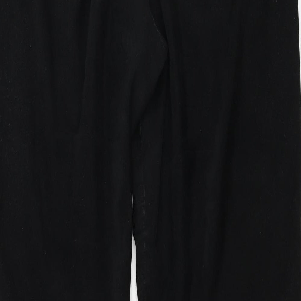 Joella Di Marco   Womens Black   Trousers  Size L L31 in