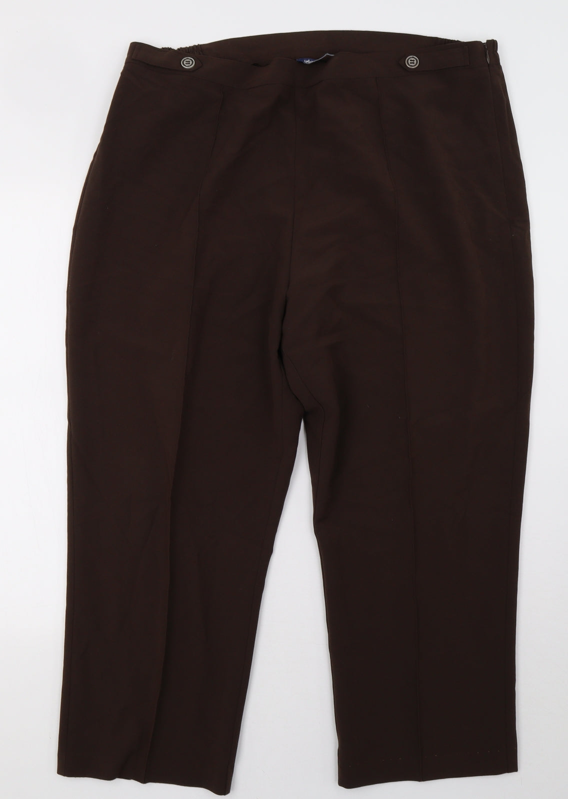 Sarah Hamilton Womens Brown   Trousers  Size 20 L25 in