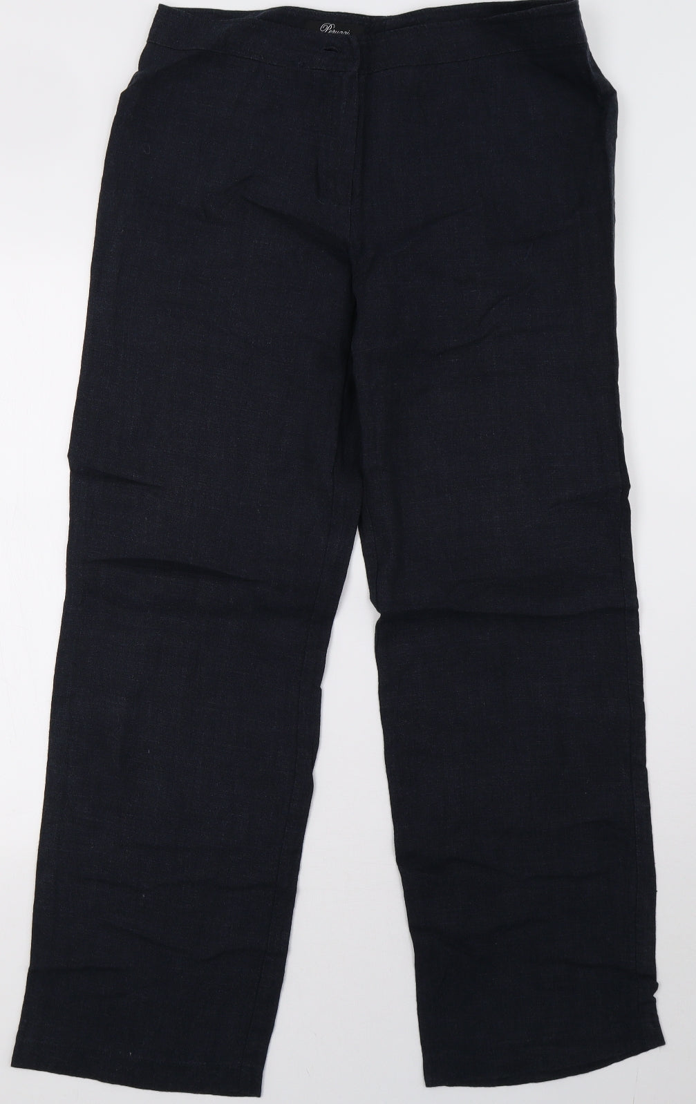 peruggi Womens Blue   Trousers  Size 16 L31 in