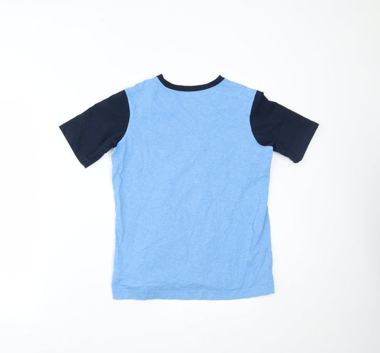 Lands' End Boys Blue   Basic T-Shirt Size M