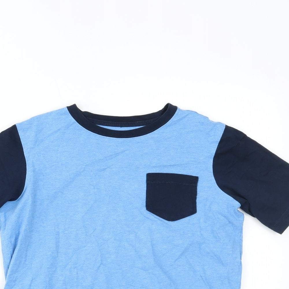 Lands' End Boys Blue   Basic T-Shirt Size M