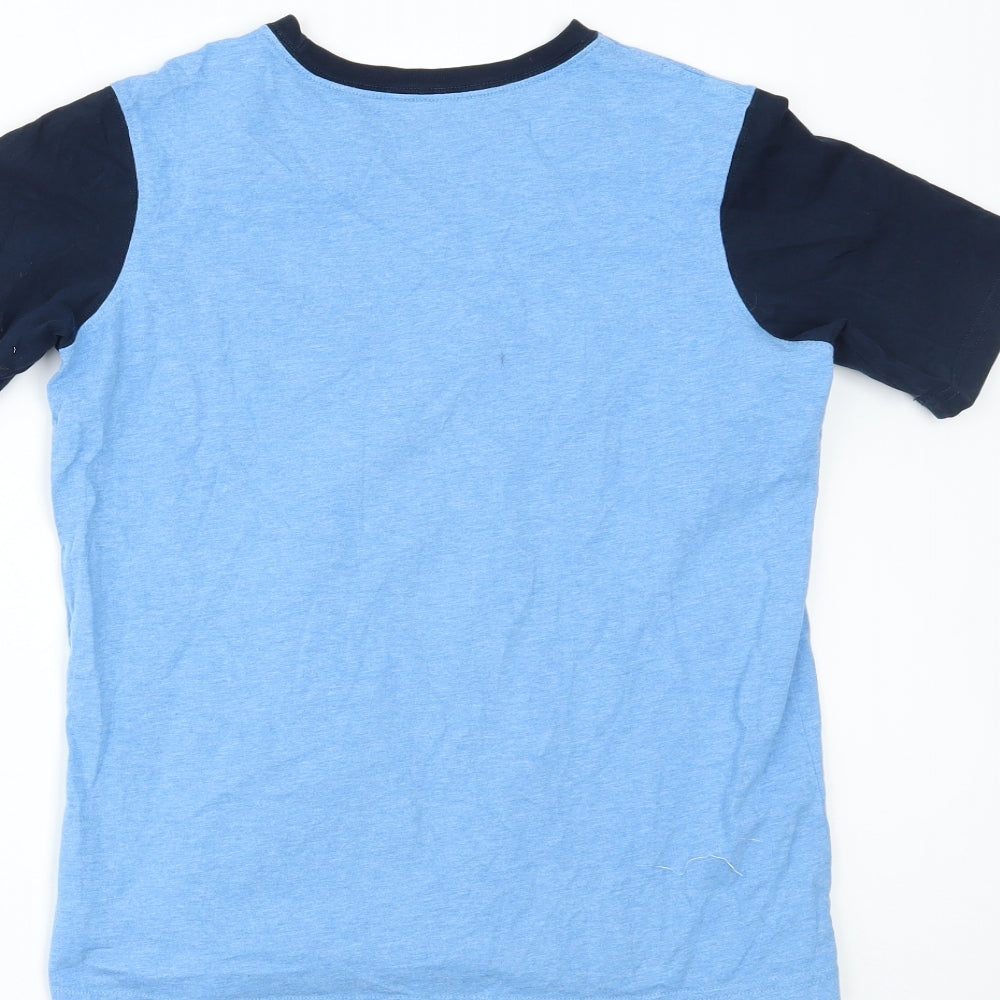 Lands' End Boys Blue   Basic T-Shirt Size M