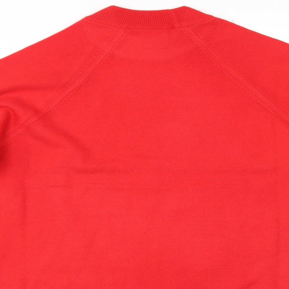 Straven Womens Red   Pullover Jumper Size 8