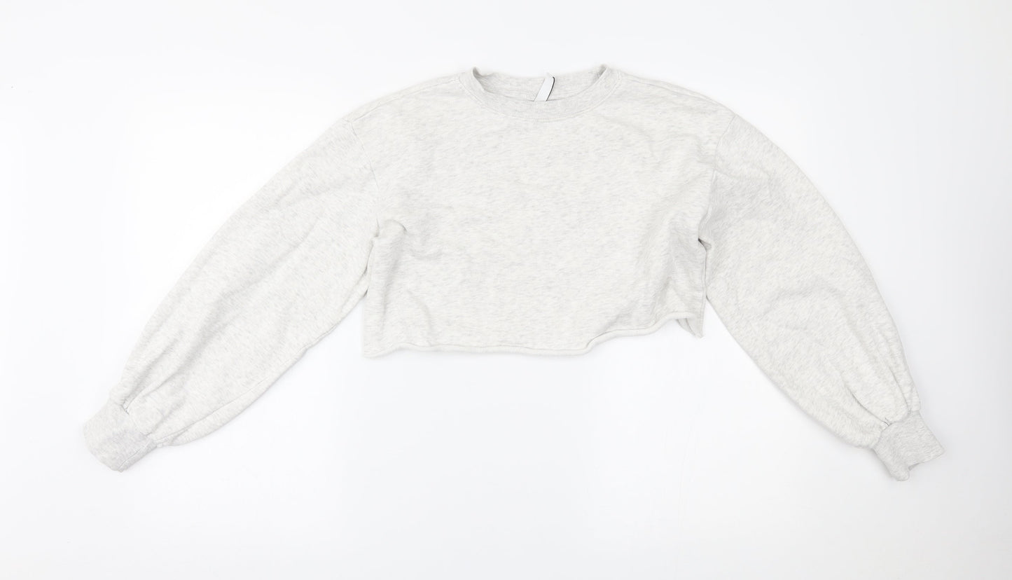 H&M Womens Grey   Pullover Jumper Size XS