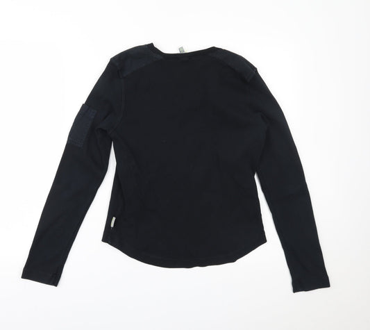 Oasis Womens Black   Basic Blouse Size 14