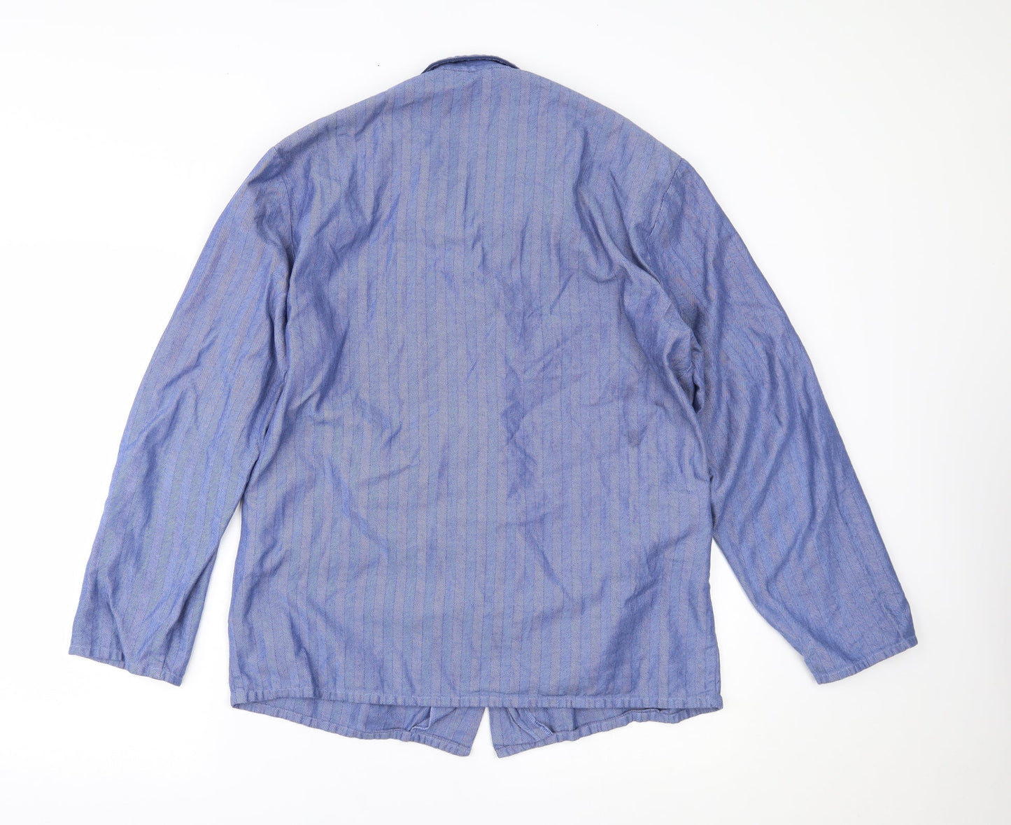 Marks and Spencer Mens Blue    Button-Up Size M
