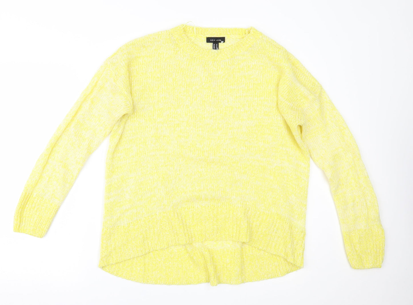 New Look Womens Yellow   Pullover Jumper Size M