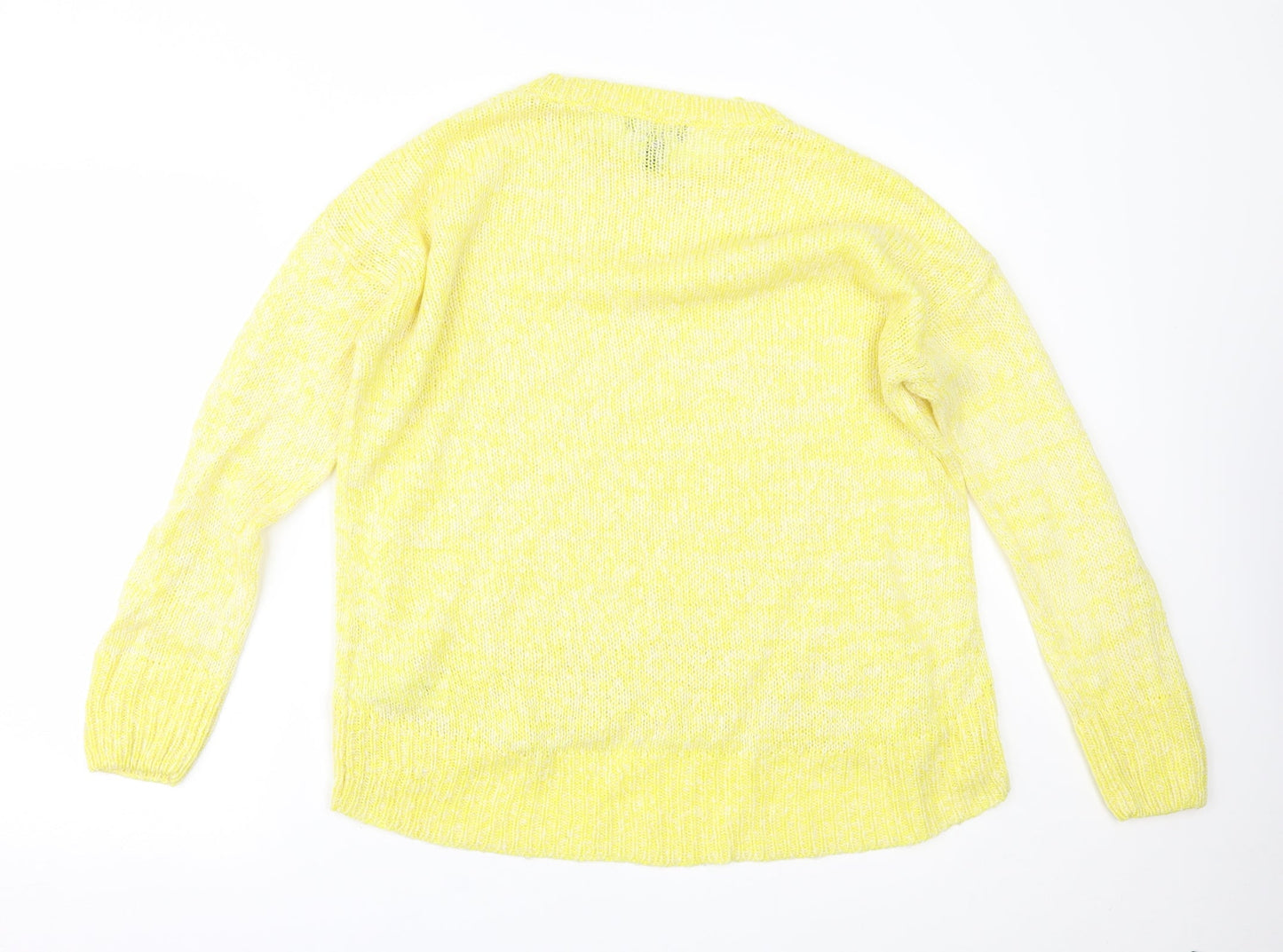 New Look Womens Yellow   Pullover Jumper Size M