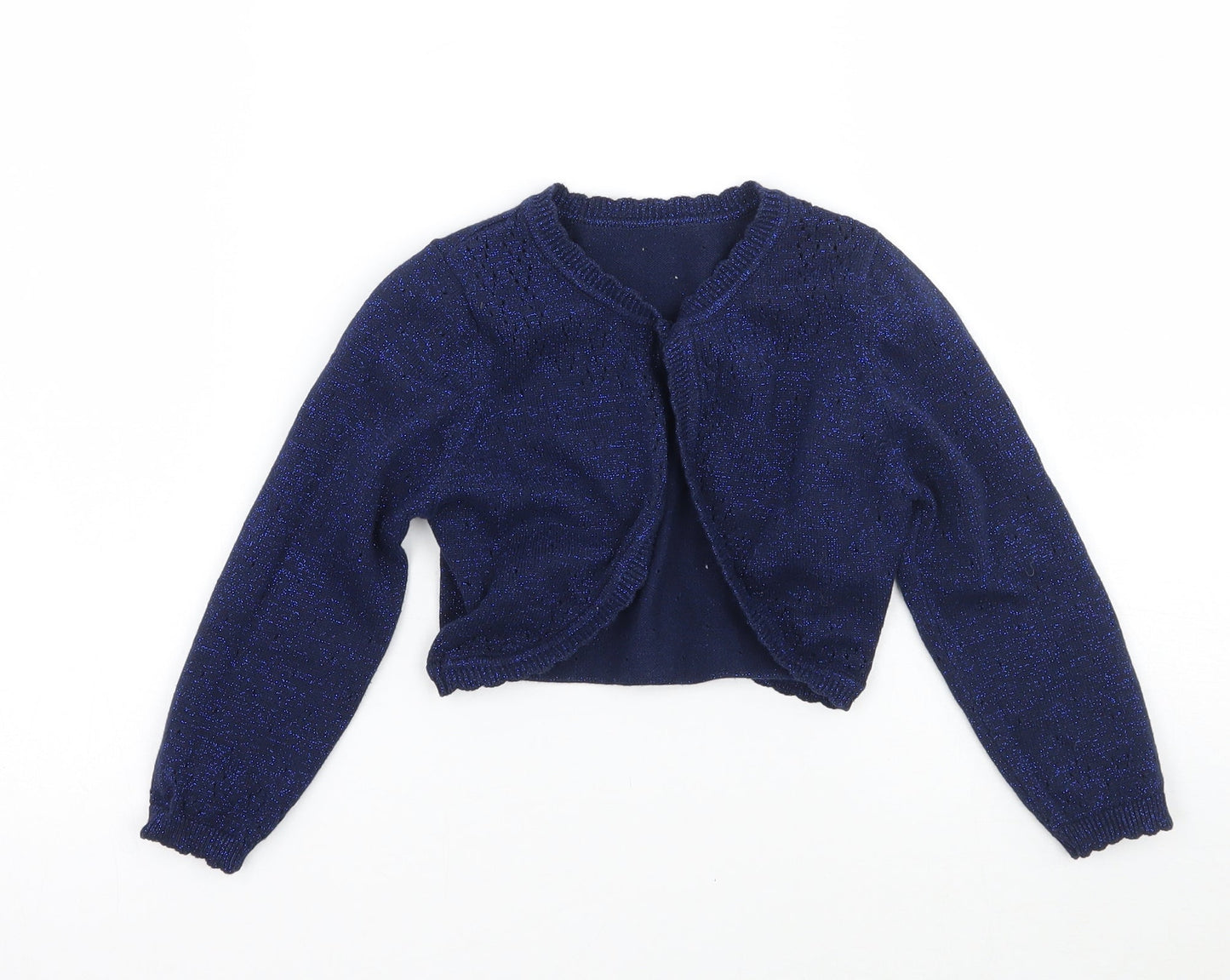 Nutmeg Girls Blue   Pullover Jumper Size 4-5 Years