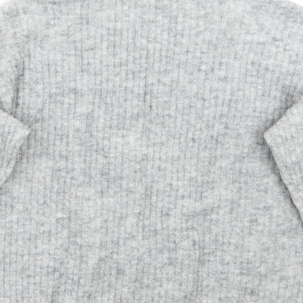 H&M Womens Grey   Pullover Jumper Size S