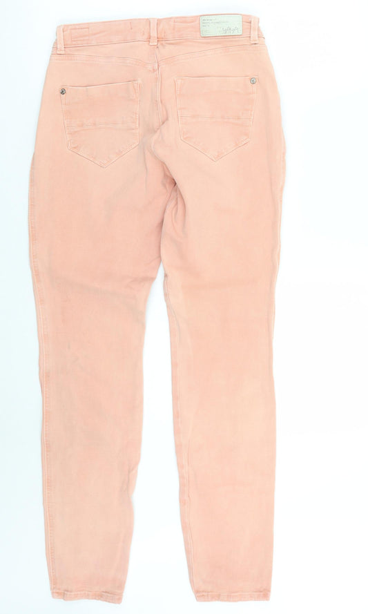 YAYA Womens Pink   Skinny Jeans Size 10 L29 in