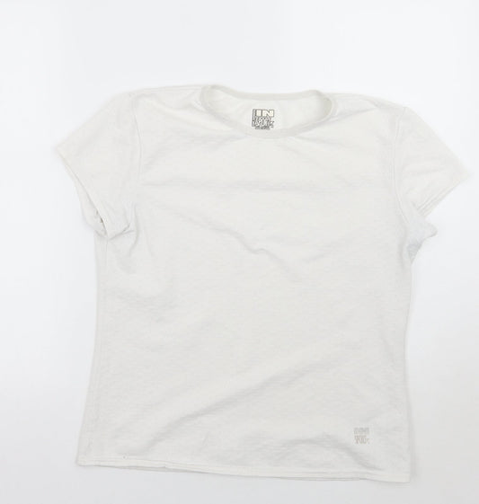 In Sport Womens White   Basic T-Shirt Size M