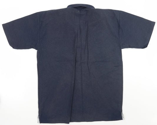 Highpoint Mens Blue    Polo Size L