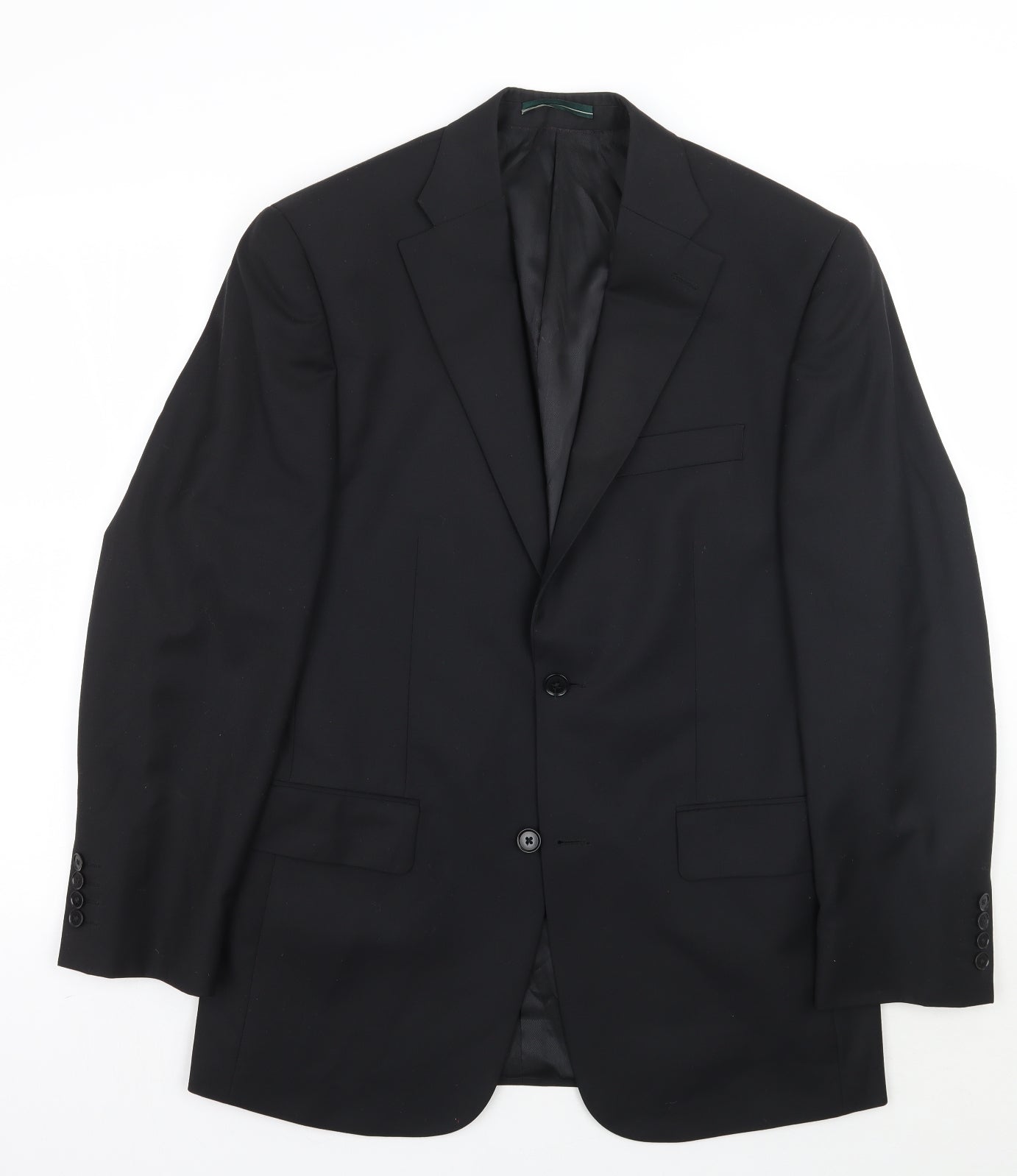 Greenwoods Mens Black   Jacket Suit Jacket Size 38