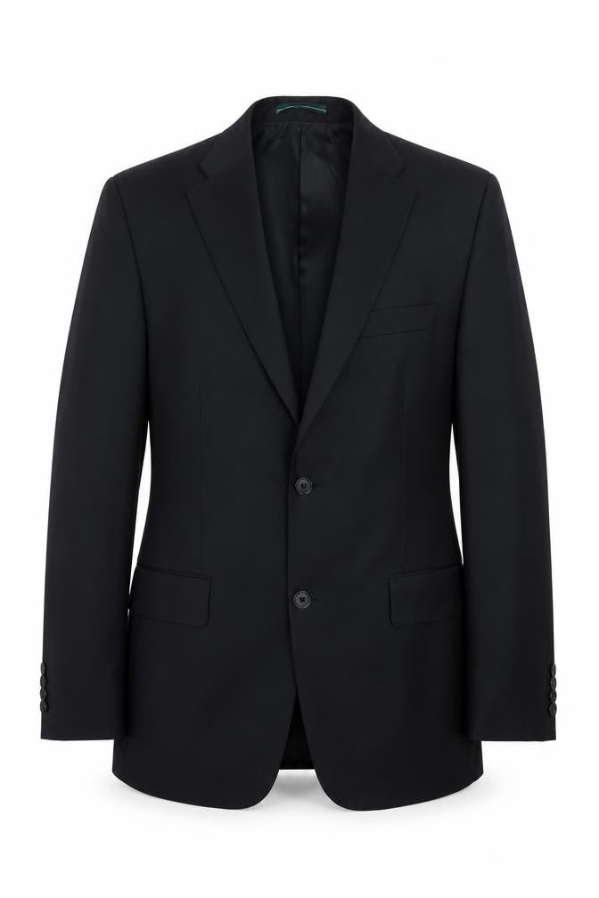 Greenwoods Mens Black   Jacket Suit Jacket Size 38