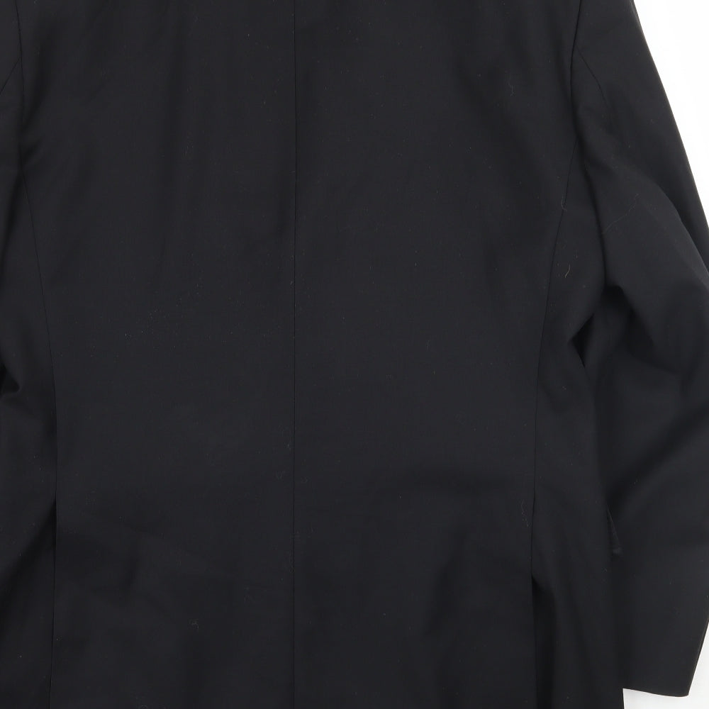 Greenwoods Mens Black   Jacket Suit Jacket Size 38