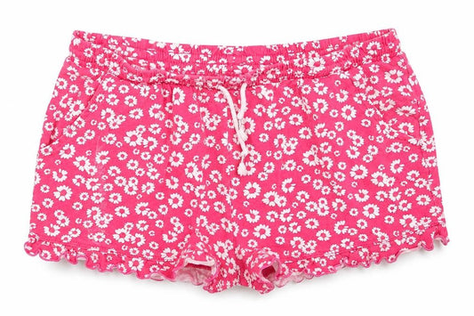 Preworn Womens Red Polka Dot  Sweat Shorts Size 10