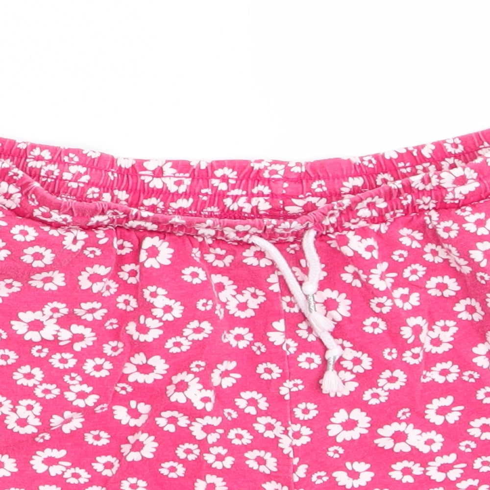 Preworn Womens Red Polka Dot  Sweat Shorts Size 10