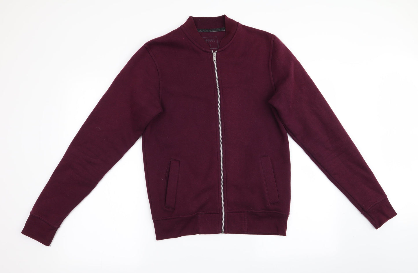 Burtons Mens Purple   Full Zip Sweatshirt Size S