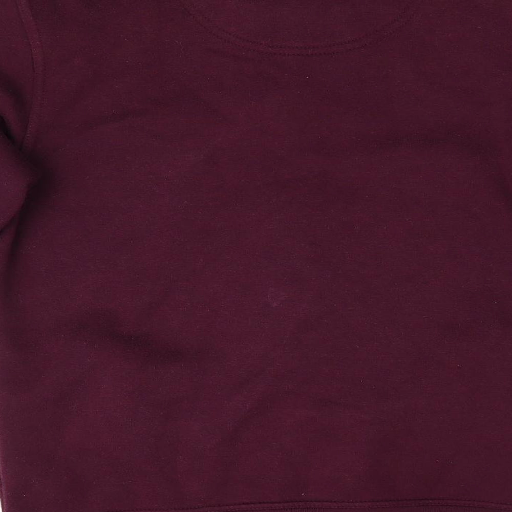 Burtons Mens Purple   Full Zip Sweatshirt Size S