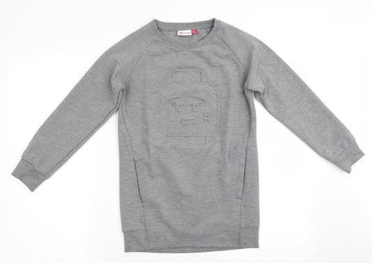 LEGO Boys Grey   Pullover Sweatshirt Size 10 Years  - LEGO