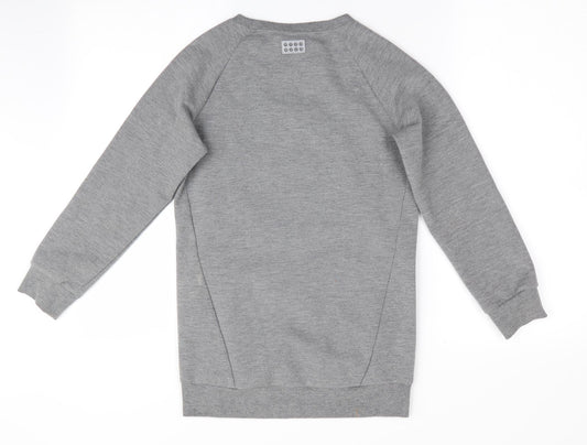 LEGO Boys Grey   Pullover Sweatshirt Size 10 Years  - LEGO