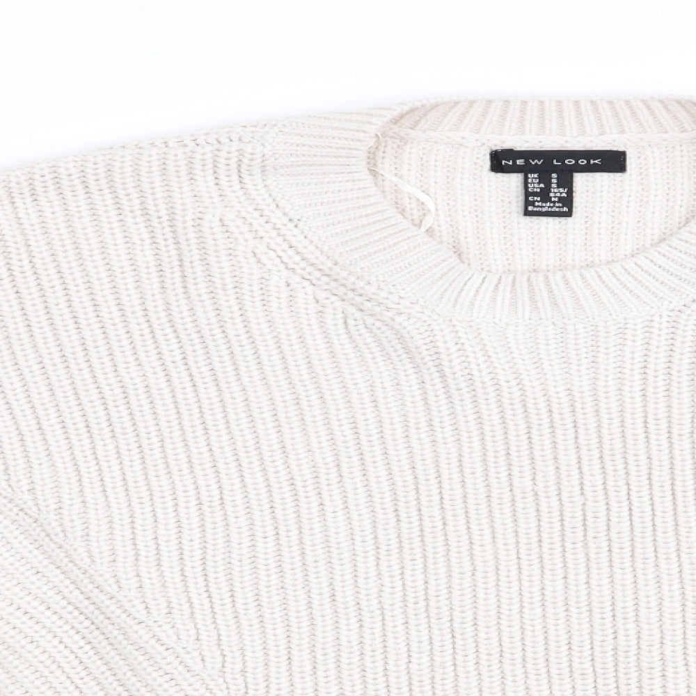 New Look Womens Ivory   Pullover Jumper Size S