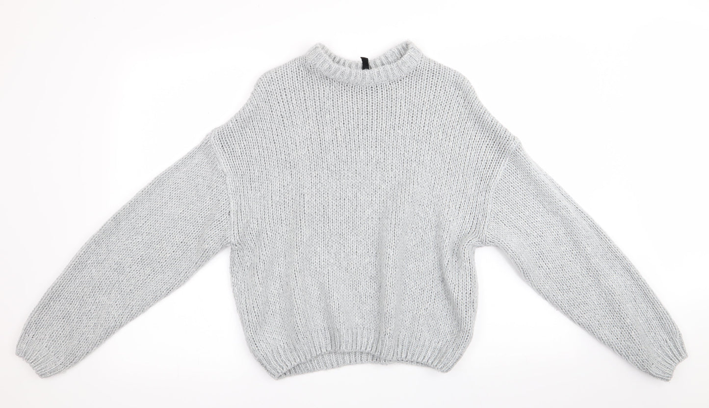 Divided Girls Grey   Pullover Jumper Size 8 Years