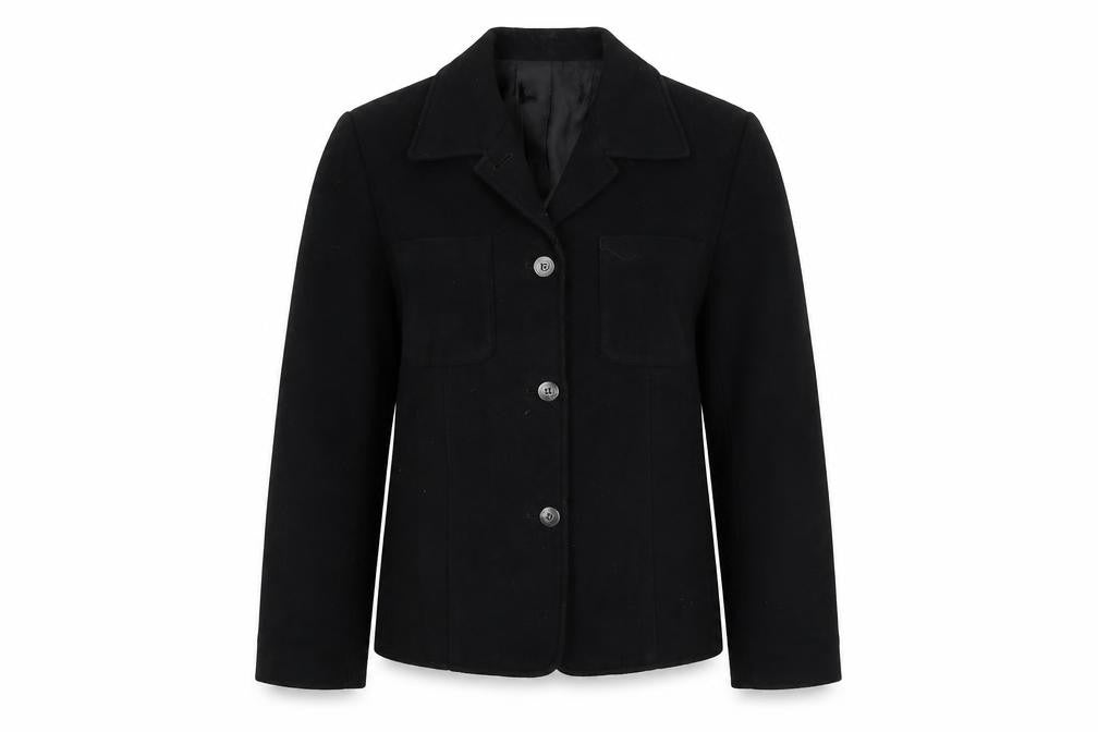 Preworn Womens Black   Pea Coat Blazer One Size