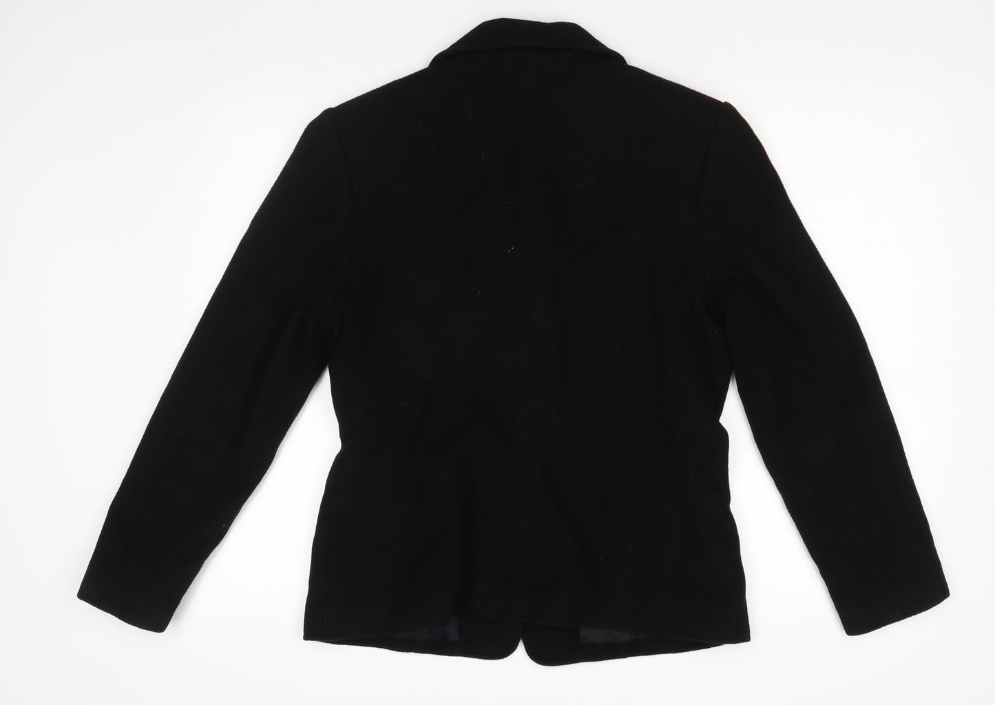 Preworn Womens Black   Pea Coat Blazer One Size