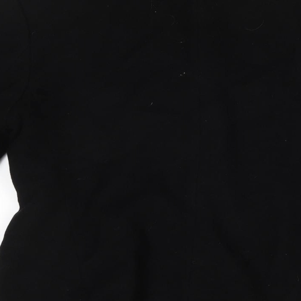 Preworn Womens Black   Pea Coat Blazer One Size