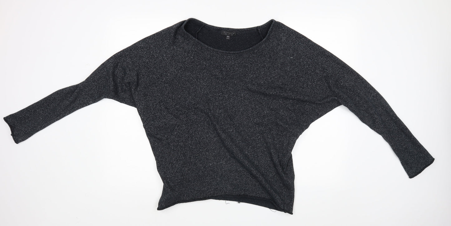 Topshop Womens Grey   Pullover Jumper Size 10