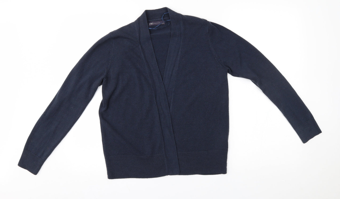 M&S Womens Blue   Cardigan Jumper Size M