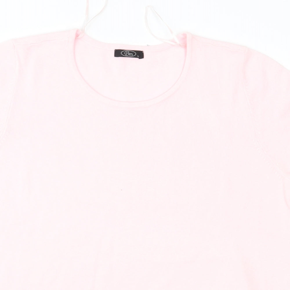 BM Womens Pink   Pullover Jumper Size L