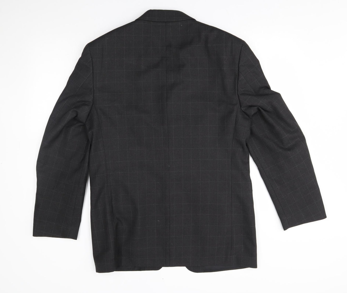 zantos Mens Grey Check  Jacket Blazer