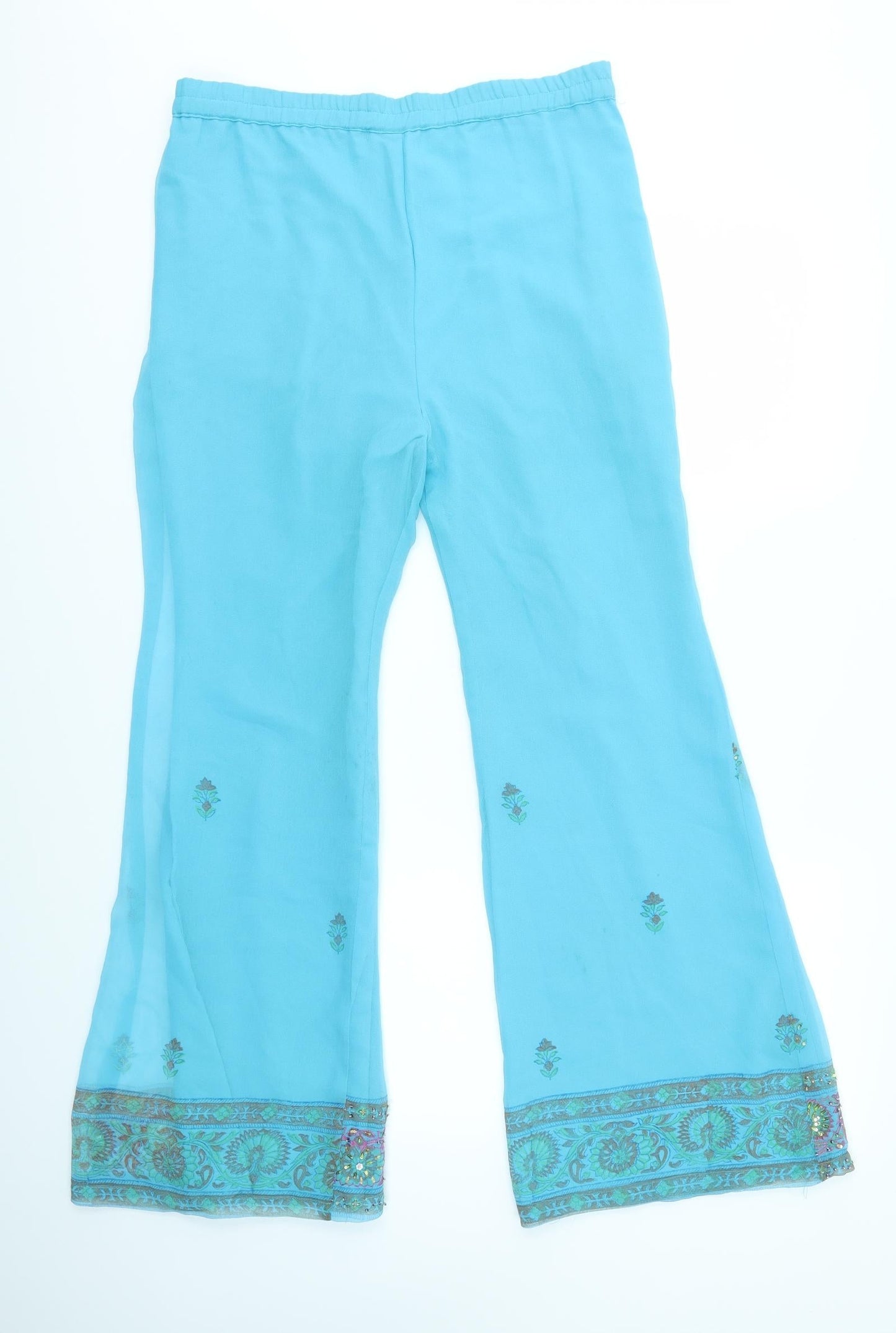 Preworn Womens Blue   Trousers  Size M L27 in