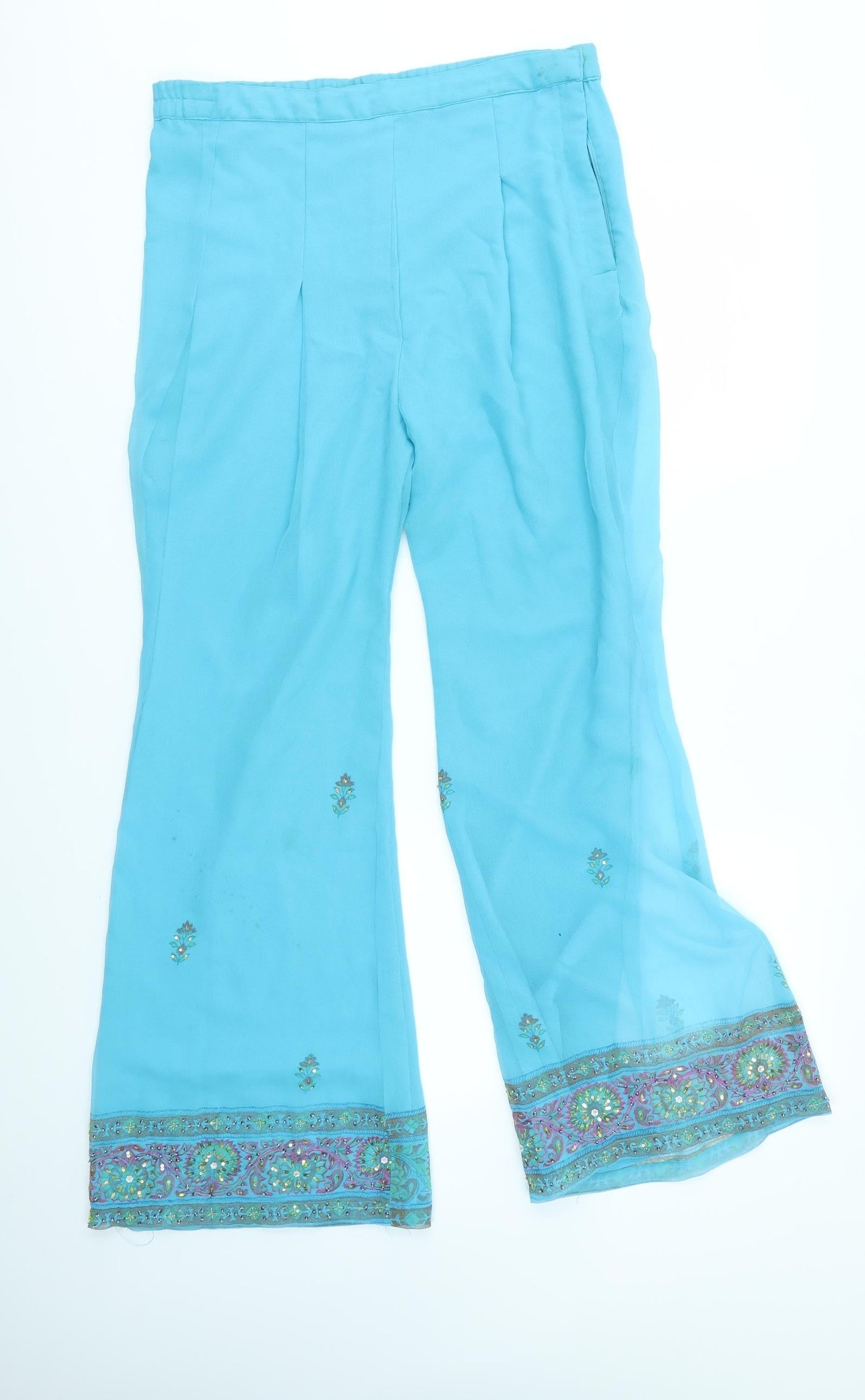 Preworn Womens Blue   Trousers  Size M L27 in
