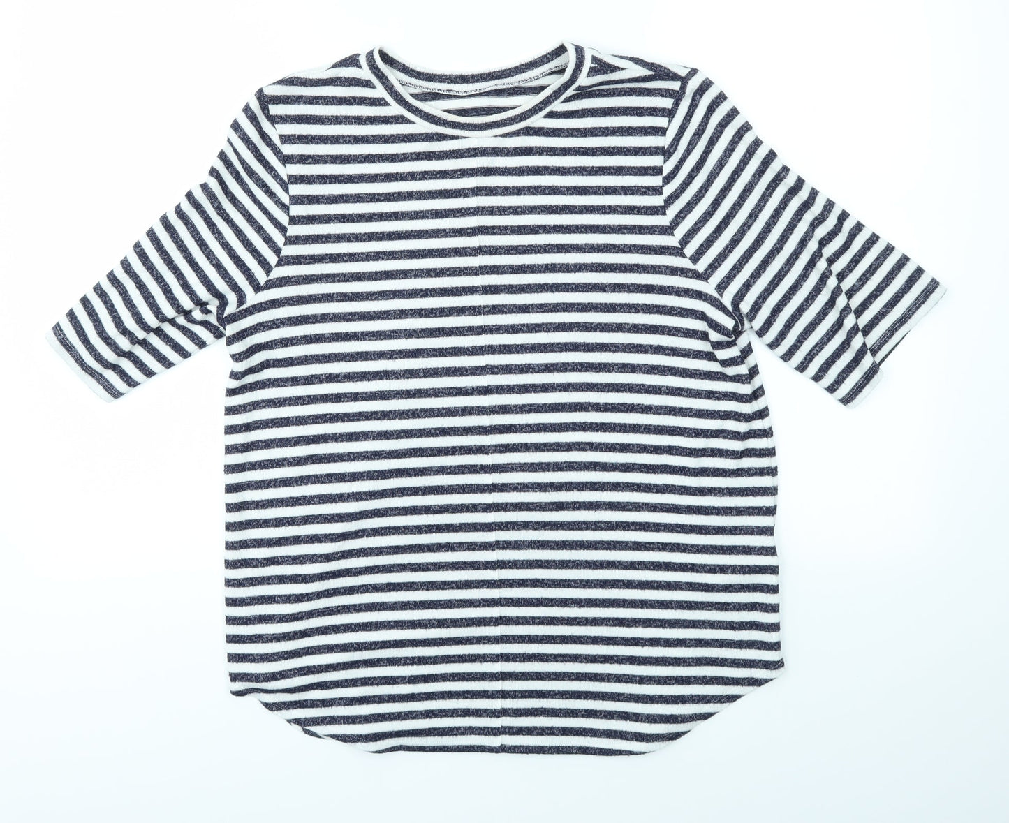 M&S Womens Multicoloured Striped  Pullover Jumper Size 12
