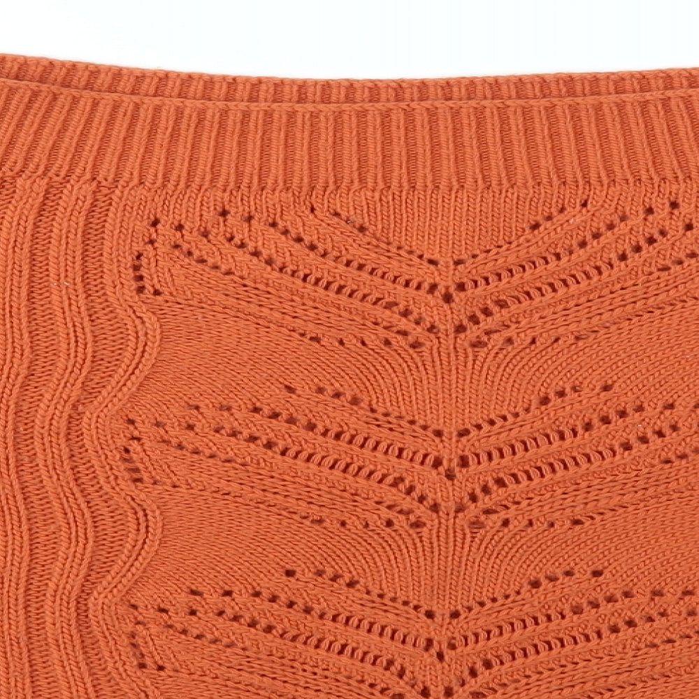 Matalan Womens Orange   Pullover Jumper Size M