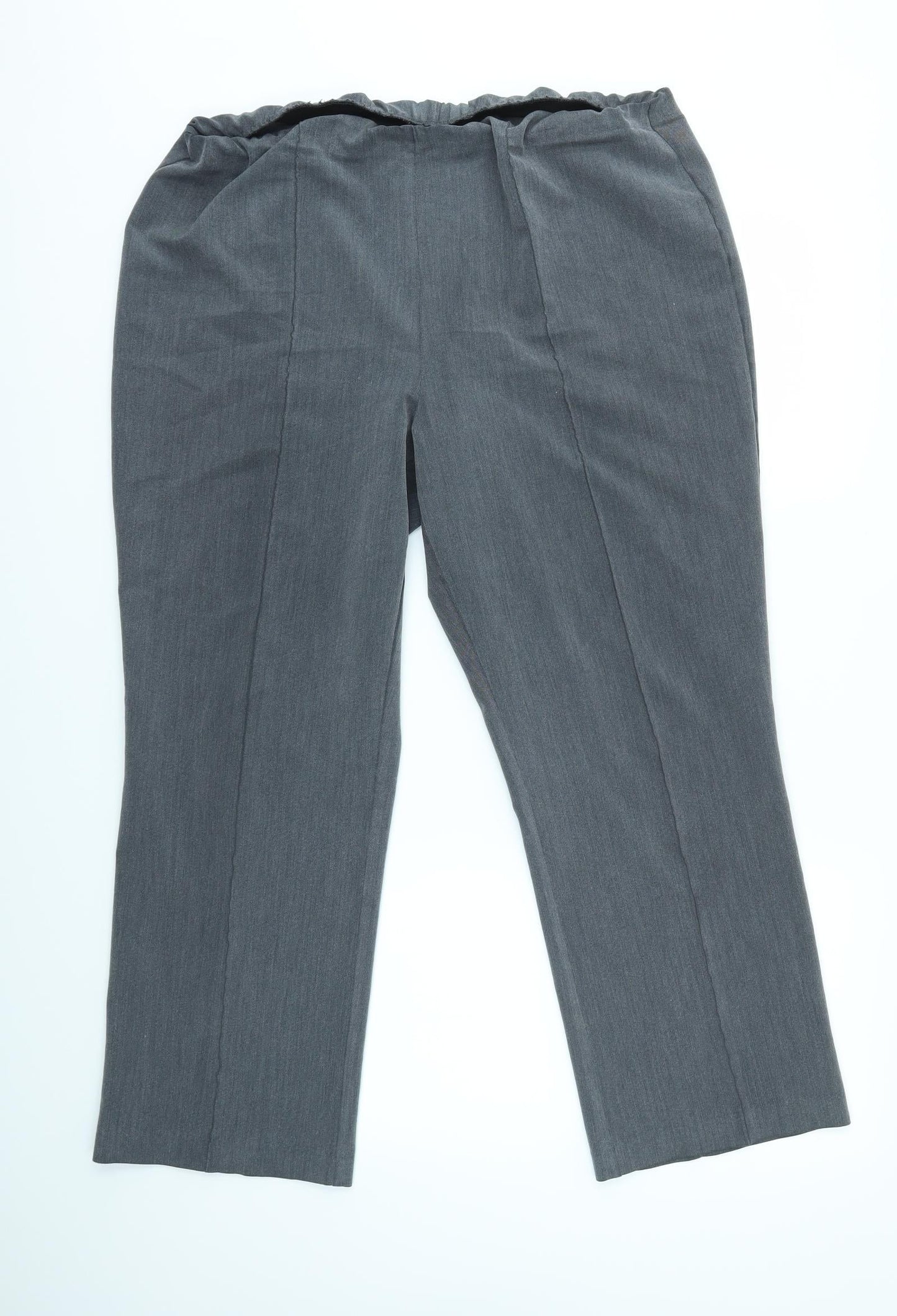 Preworn Womens Grey   Dress Pants Trousers Size XL L25 in