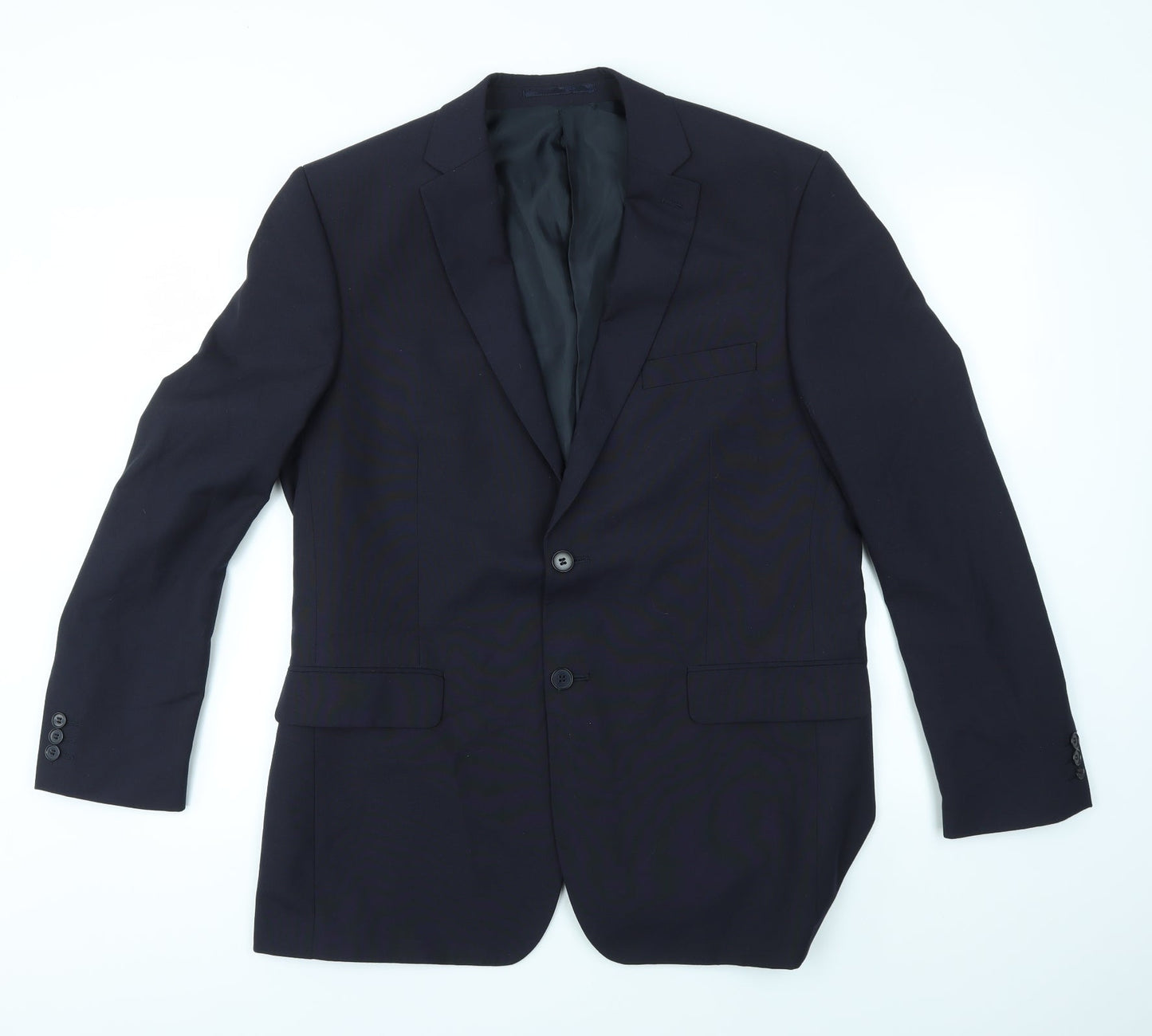 KARL JACKSON Mens Blue    Suit Jacket Size 42