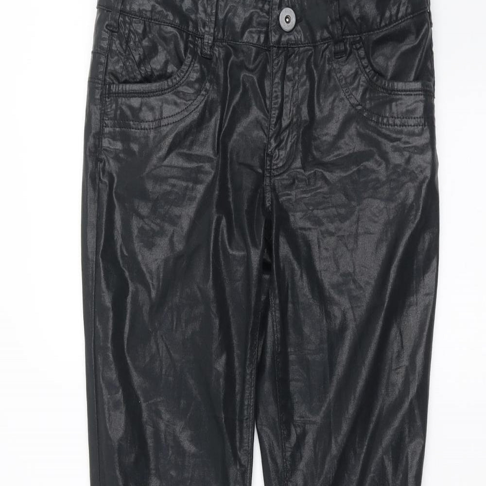 NEXT Womens Black   Trousers  Size 10 L29 in