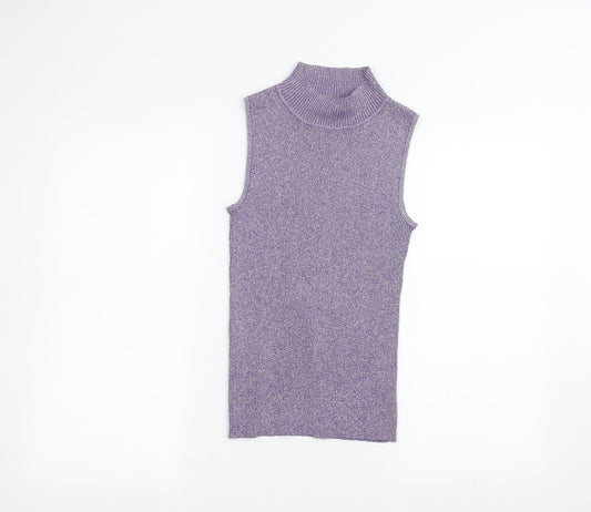 Pure Originals Womens Purple   Basic T-Shirt Size 10