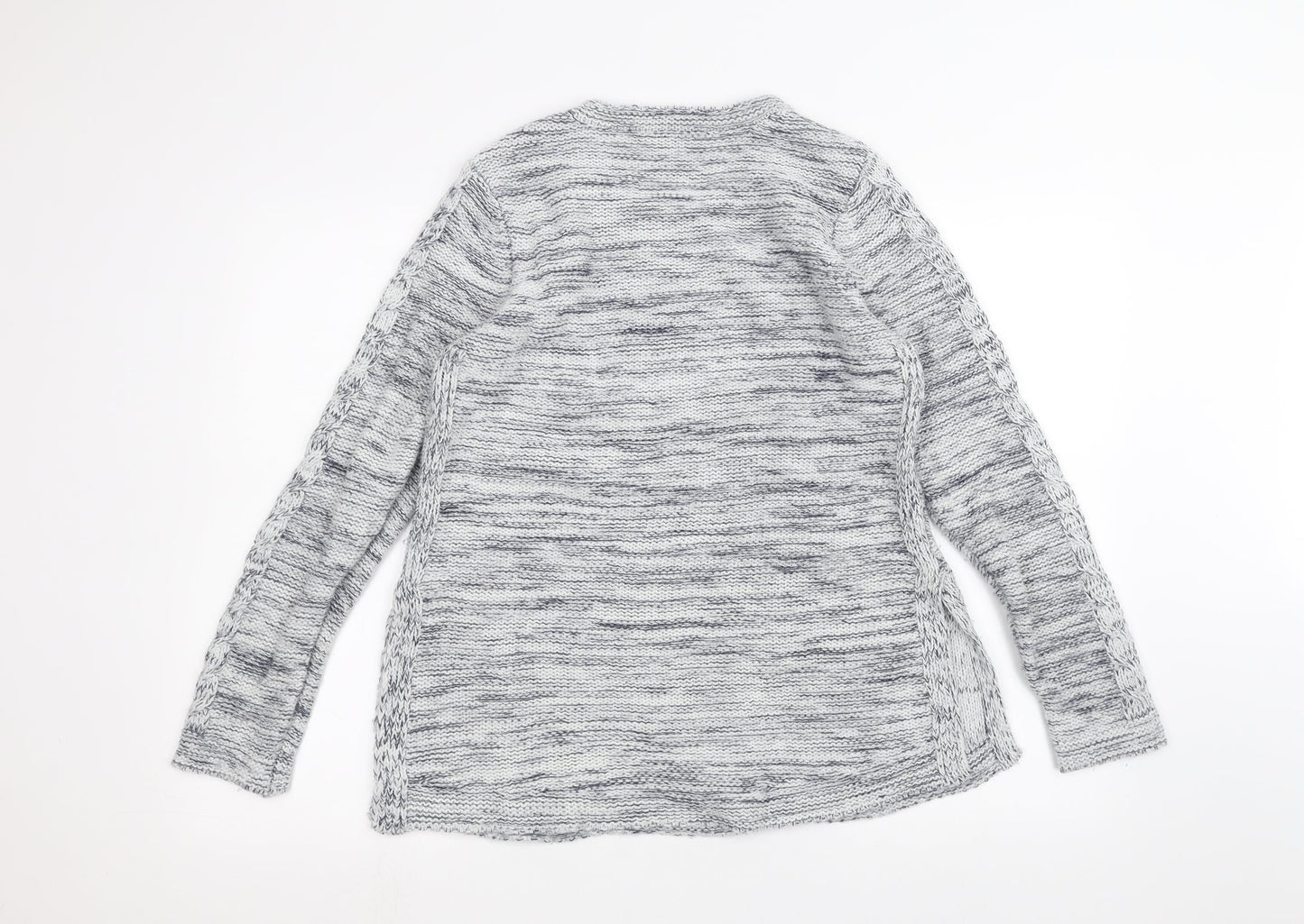 Oasis Womens White   Pullover Jumper Size M